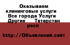 Оказываем клининговые услуги! - Все города Услуги » Другие   . Татарстан респ.